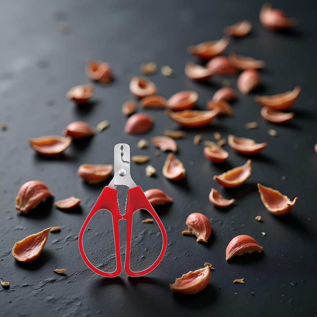 Red Melon Seed Cracker Plier, Sunflower Seeds Plier Opener - Seed Cracker Sheller Opener Peeling Pliers for Melon Seeds, Small Nuts, Specialty Tools