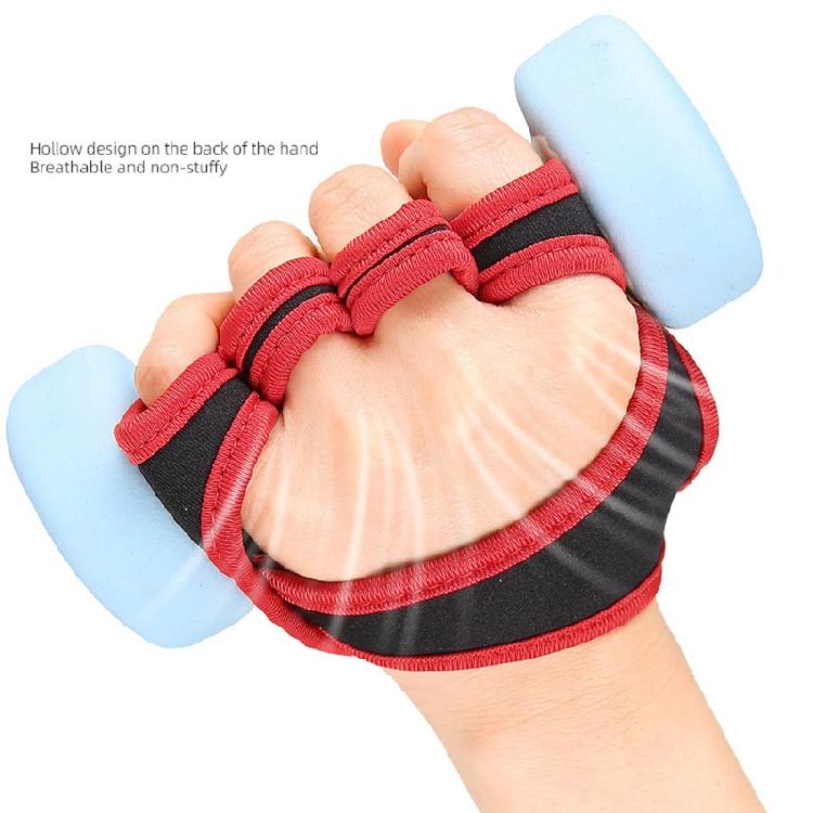 Dumbbells Grip Pad Antislip Four Finger Workout Glove Weight Training Gloves Gym Gloves Weight Lifting Gloves for Adult
