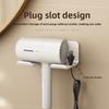 Aluminum Wall Mount Hair Dryer Holder For Bathroom Storage