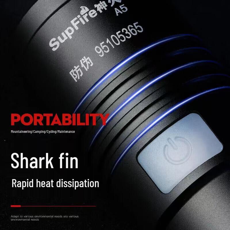 SupFire A2 Rechargeable LED Flashlight