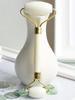 Double-Headed White Jade Facial Massage Roller Natural Stone Skin Care Tool for Face Eye Neck Youyan Jade