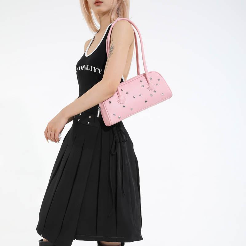 New Retro Fashion Temperament Commuting Shoulder Handbag Niche Underarm Large Capacity Trendy Women's Bag