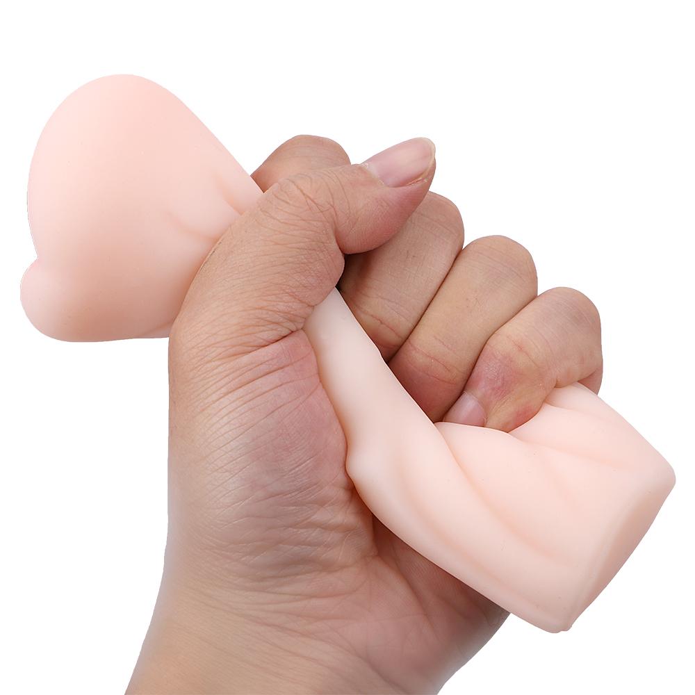 11cm Silicone Male Masturbator Artificial Mouth Anal Vaginal For Men Real Pussy Sex Toys Erotic Goods
