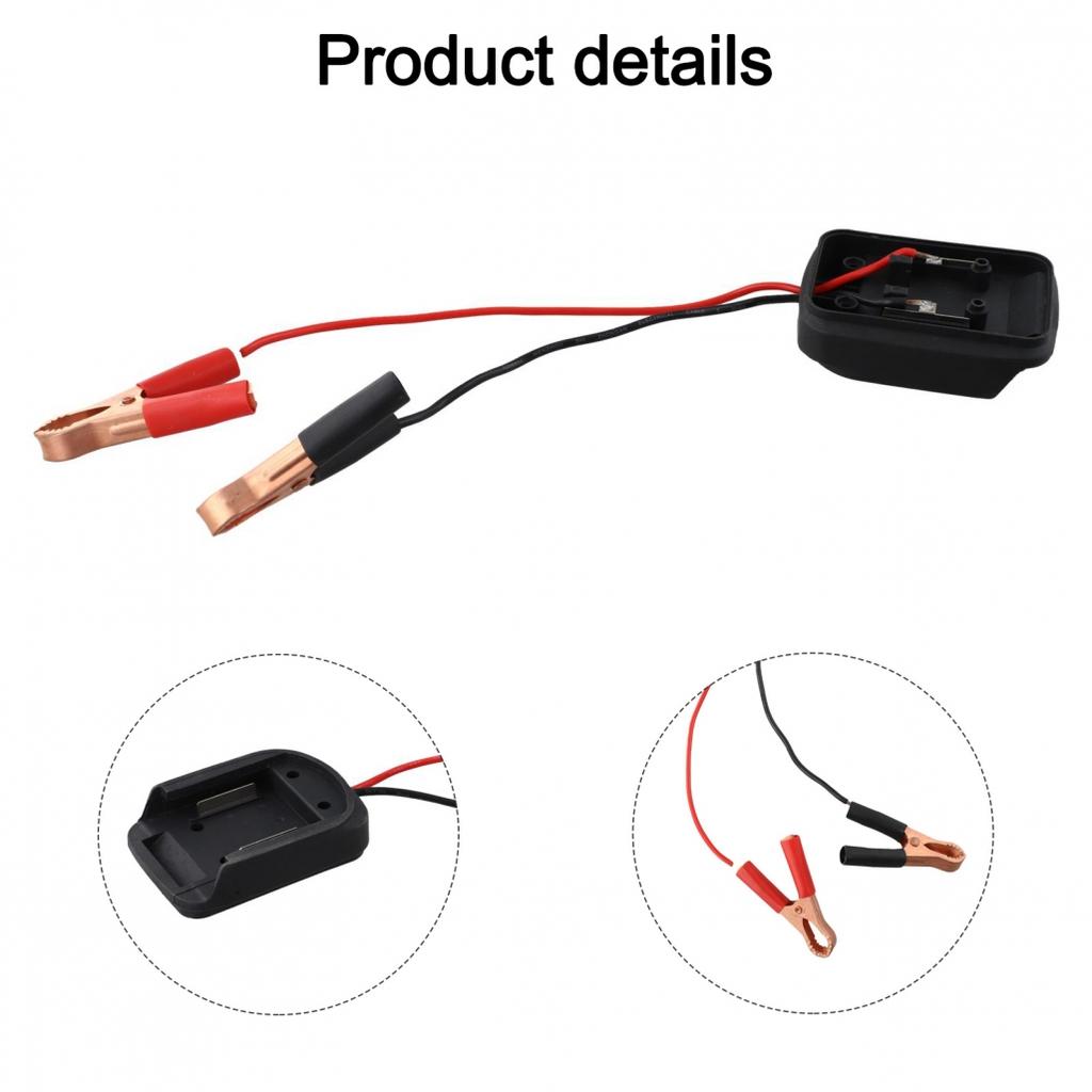 Battery Adapter Connector Terminal Block Booster Battery Cables