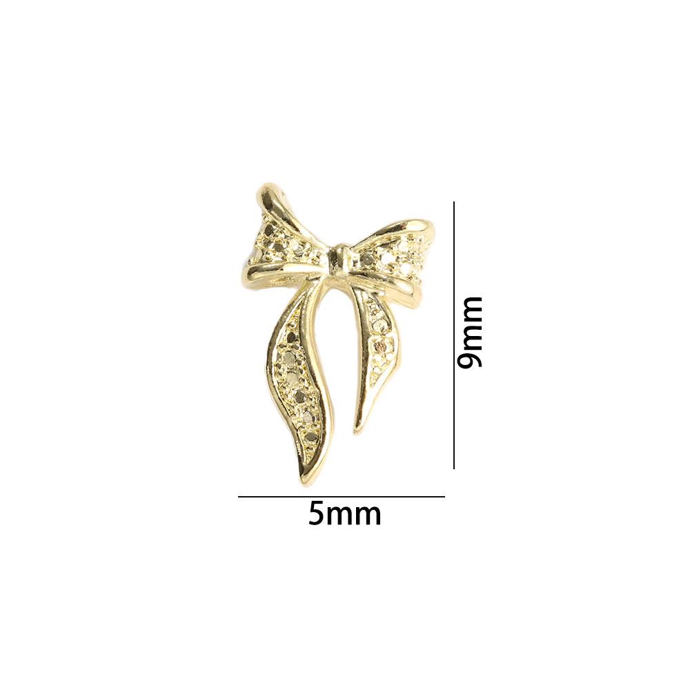 Drills 3D Manicure Rhinestones Nail Art Decoration Bow Ties Nail Jewelry Bowknot Nail Ornaments