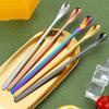 304 Stainless Steel Long Handle Stirring Spoon Coffee Tea Ice Spoon Bar Tableware Fashion Kitchen Tool Seasoning Mixing Dessert