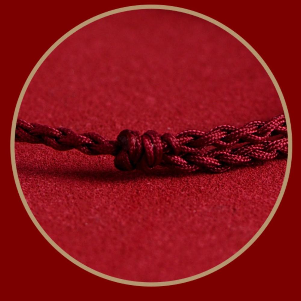 Armband Sicherheitsverschluss Rotes Schnurarmband Gewebtes Sicherheitsverschlussarmband