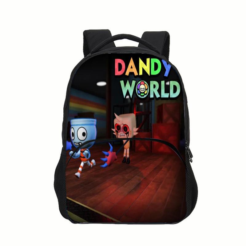 Dandys World Roblox Kids School Backpack With Printed Nylon For Elementary Students