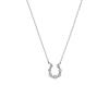 Collier Fer à Cheval en Or Blanc K10 Diamant AJBN136440DI [Vendome Aoyama] [Officiel]