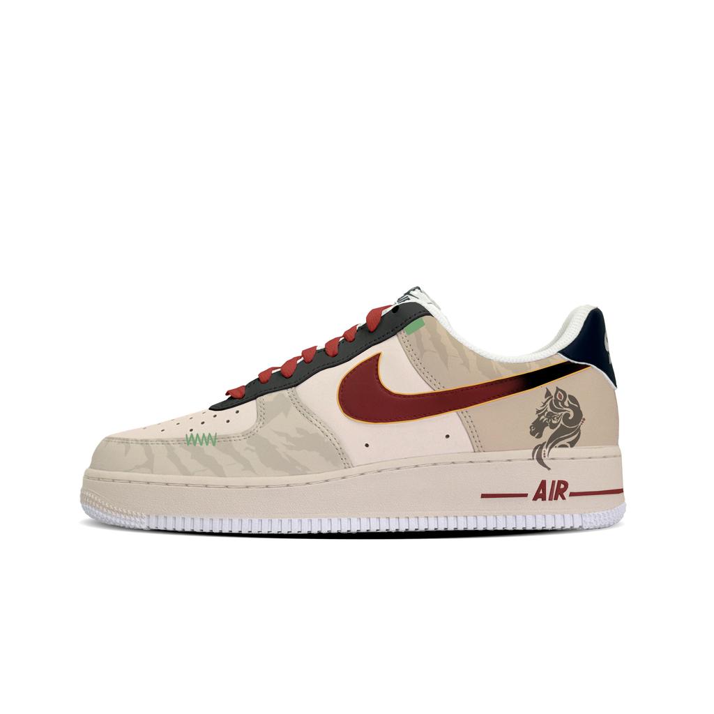 Nike Air Force 1 Skateboard Shoes Men's Red FJ4146-119(Team1449-)