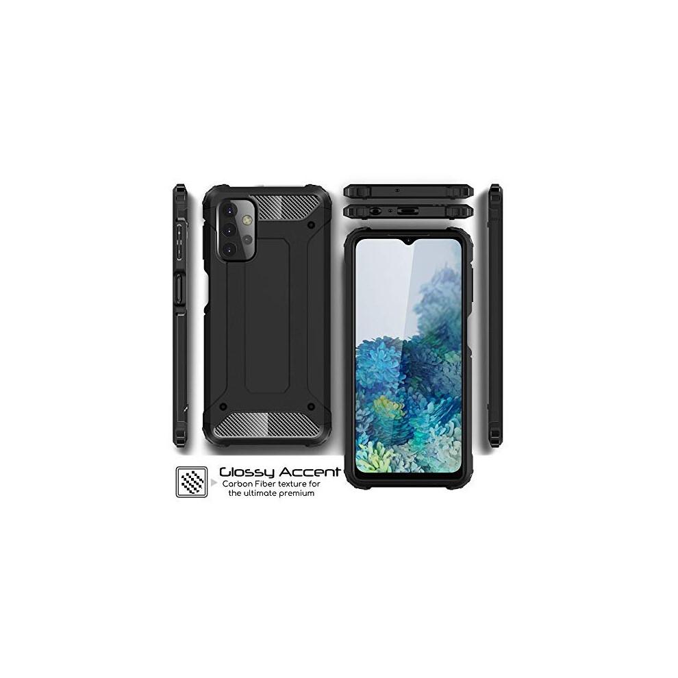 Galaxy A13 Tough Armoured Case - ShockProof, Rugged, Sturdy, Heavy Duty Protective Impact Case Cover Designed for Samsung Galaxy A13 (Black)
