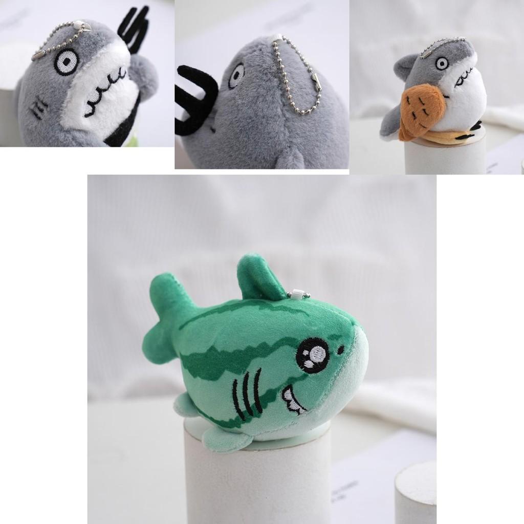 Cute Shark Plush Toy Pendant Keychain Creative Bag Decoration