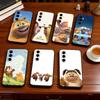 Cute Cartoon Boonie Bears Phone Case For Samsung Galaxy A73,A72,A71,A70,A53,A52,A51,Others Soft Black Cover