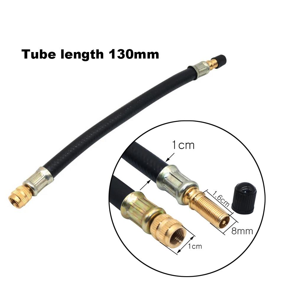 Air pump extension tube Motorcycle Bike Car Tire Air Inflator Hose Inflatable Pump Extension Tube Adapter Twist Tyre Auto parts