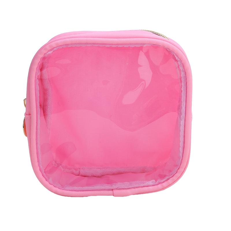 Multifunctional Pvc Cosmetic Bag Waterproof Zipper Small Storage Bags Cosmetic Women'S