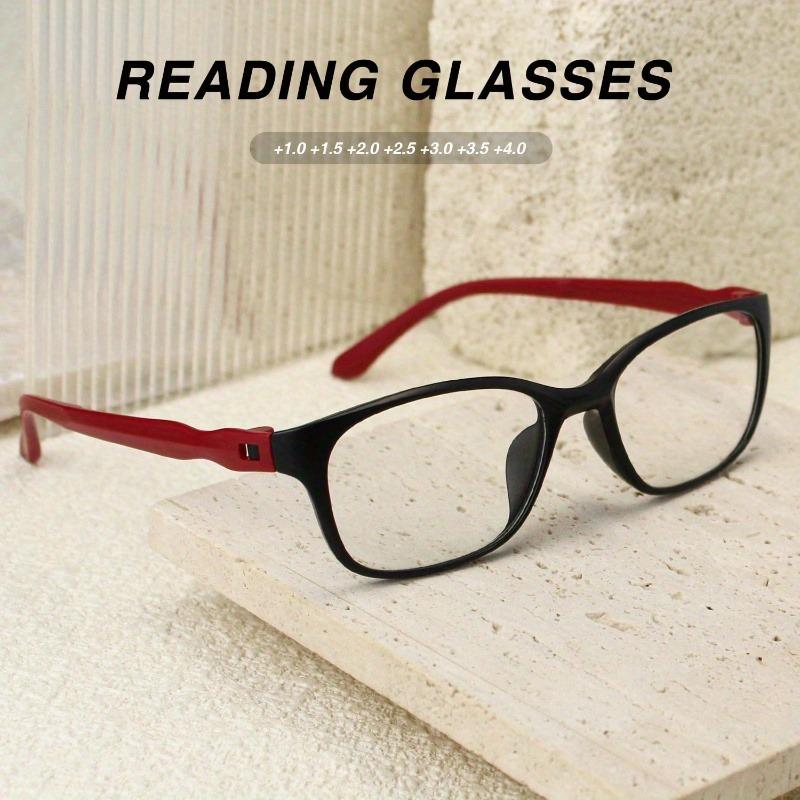 4pcs Reading Glasses Set Simple Stylish Lightweight Comfortable Unisex for Men and Women