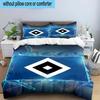 3PCS Hambur-ger Of Victory Symbol Bedding Set,Including 1pc Duvet Cover And 2pcs Pillowcases Perfect for Bedroom, Dormitory, Fan Christmas Gift