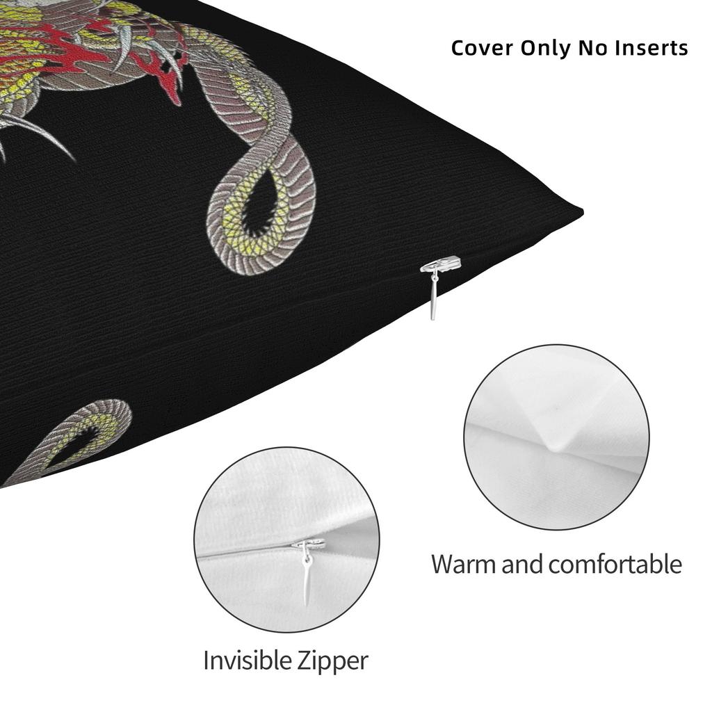 Yakuza 2 Ryuji Goda Pillowcase Printing Polyester Cushion Cover Decor Pillow Case Cover Home Zippered 40*40Cm