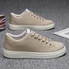Fashion Platform Canvas Shoes for Men Fashion New Comfortable Fluff Casual Leather Shoes Outdoor Male Vulacnized Shoes Zapatos De Hombre