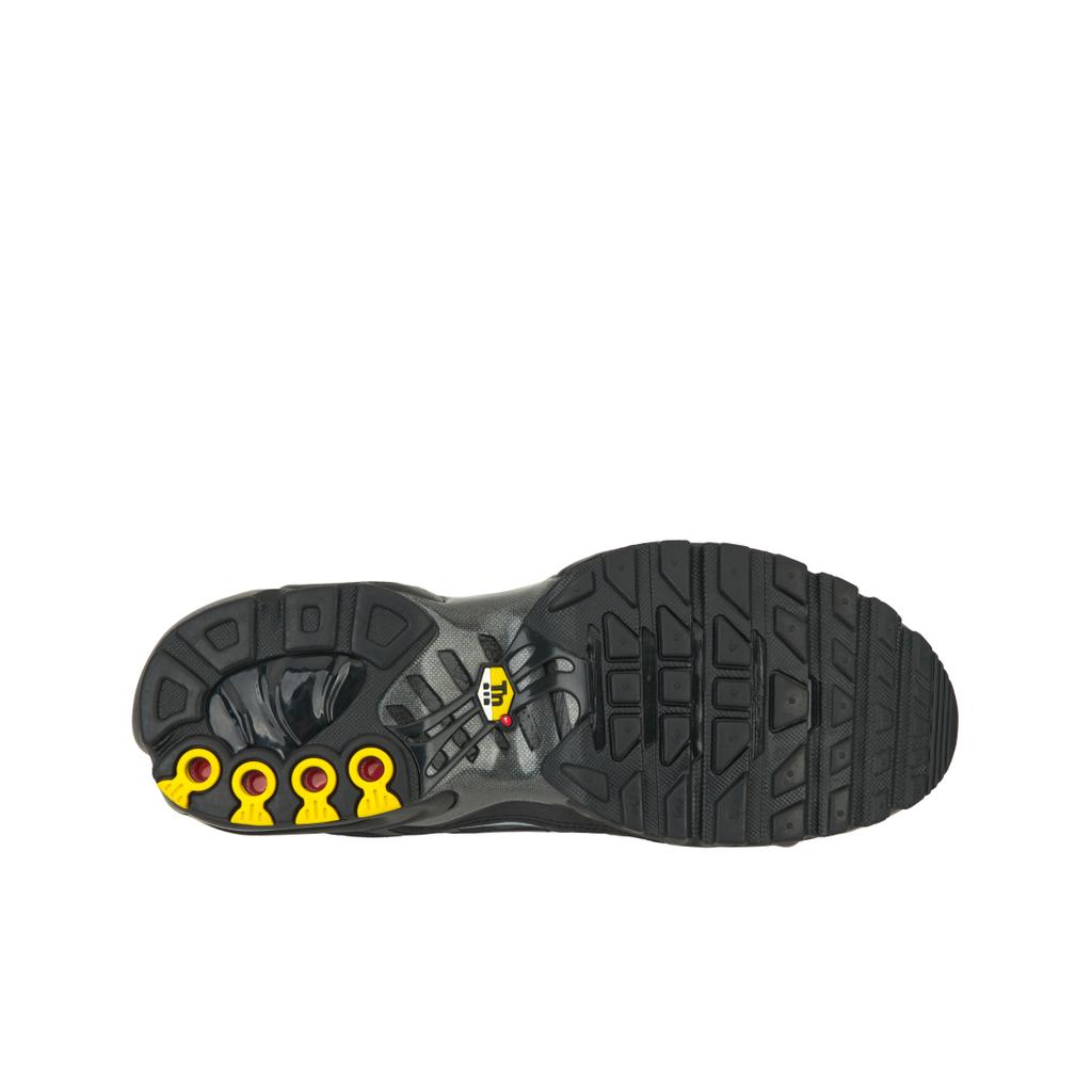 Nike Air Max Plus Black Reflective Unisex Sneakers Metallic-Silver Tour-Yellow HV8066-002
