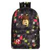 Mochila Xadrez Elegante Roblox Para Alunos Legais