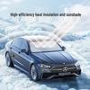 Graphene Car Windshield Sunshade: UV Protection, Light Blocking, Heat Insulation.