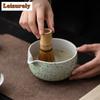 Kreatives Sternenhimmel-Punkt-Teeservice Komplettes Set Japanisches Matcha-Schneebesen-Set Kit Teepinselständer Teebestellungswerkzeuge Küchenbedarf