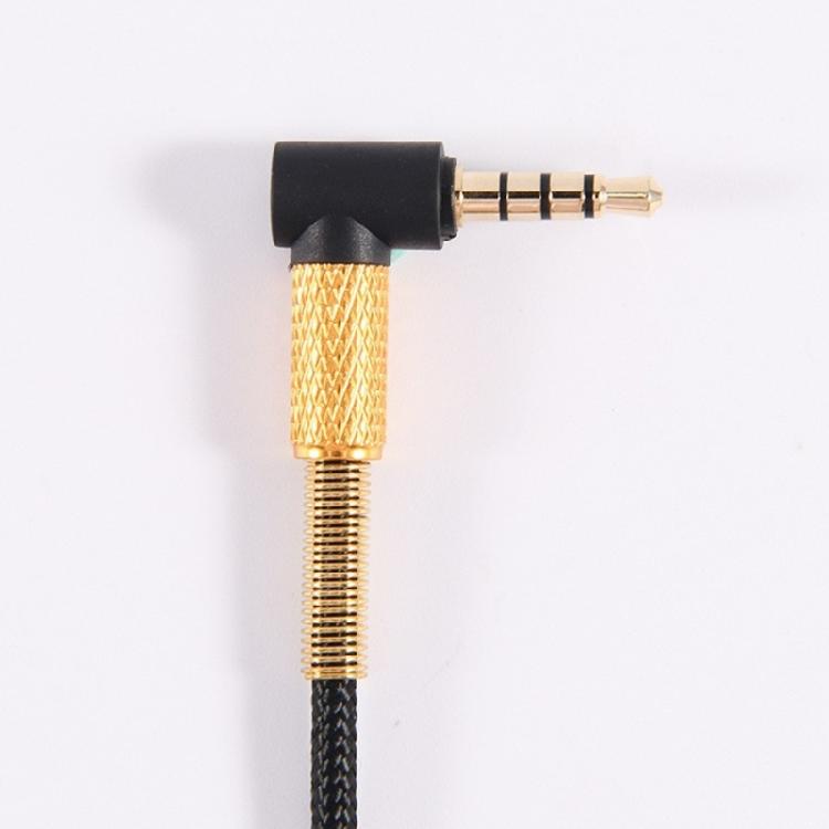 Replacement Cable 3.5mm to 3.5mm Male To Male Gold Plated Headphone Cable for Boom Microphone Gaming Headphone