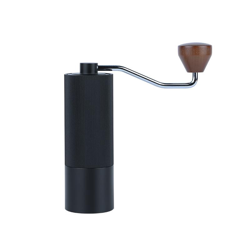 Household Portable Steel Burr Manual Coffee Bean Grinder Aluminum Alloy Coffee Grinder