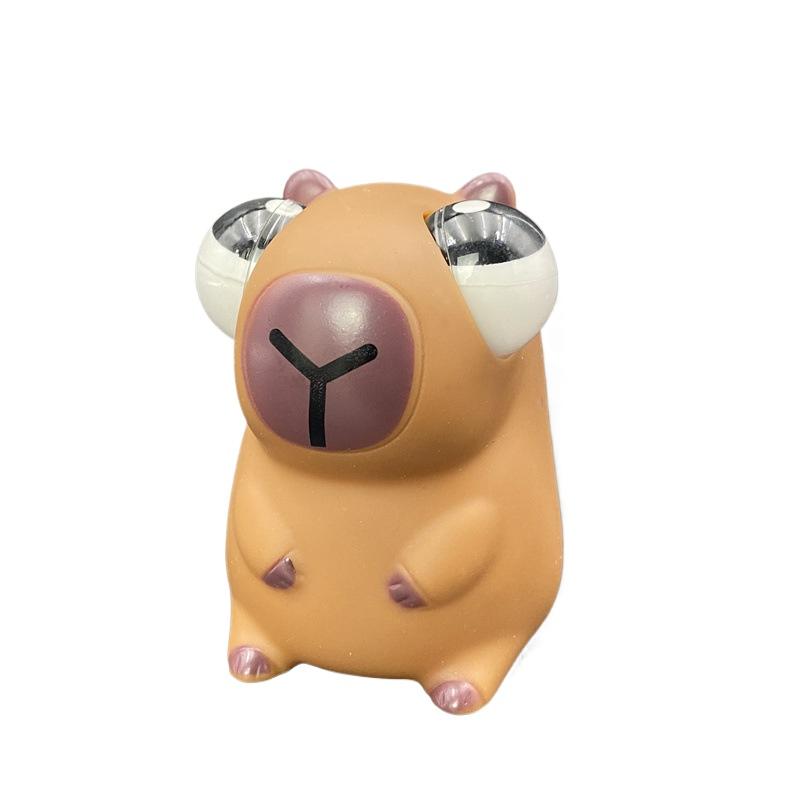 Vystřelovací oči Mačkací Kapybara Zvíře Senzorické hračky Zábavné Novinky Fidget Stresová Úzkost Oční bulva Skákací Hračka Dárky pro Děti Dospělé
