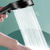 Shower Head Water Saving Black 5 Mode Adjustable High Pressure Shower One-key Stop Water Massage Eco Shower Bathroom Accessories
