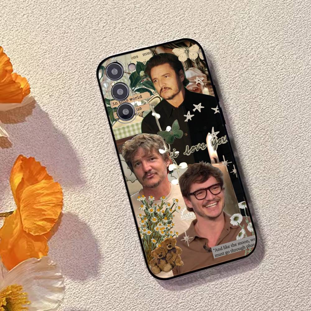 P-Pedro Pascal Actor Phone Case For Samsung Galaxy A73,A72,A71,A70,A53,A52,A51,Others Soft Black Cover