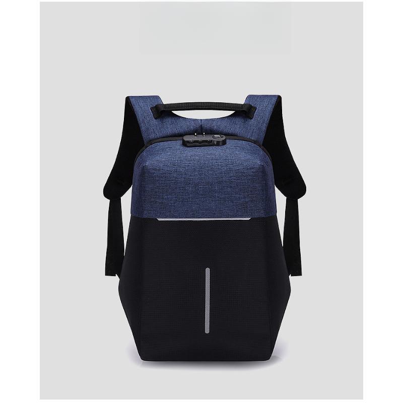 Modischer Herren-Rucksack mit großem Fassungsvermögen, vielseitig, mit Passwortschloss, lässig, für Business, Diebstahlschutz, Pendler-Rucksack