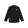 Greener Grounds Floral Embroidery Print Button-Up Comfortable Casual Long Sleeve Shirt Men Shirts Black VN00006BBLK
