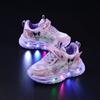 Coulomi Girls’ Lighted Waterproof Leather Running Shoes - Autumn/Winter 2024
