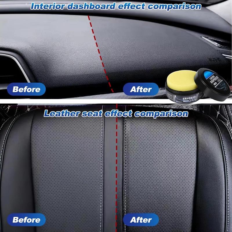 Multifunctional Leather Care Cream, For Car Seats, Interior, Sofa, Shoes&Jacket, Cleaning, Polishing, Stain Removal & Refurbish