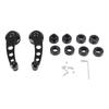 Black Window Winder Aluminum Alloy Window Handle Replacement  for Sedan, Truck, Classic Car