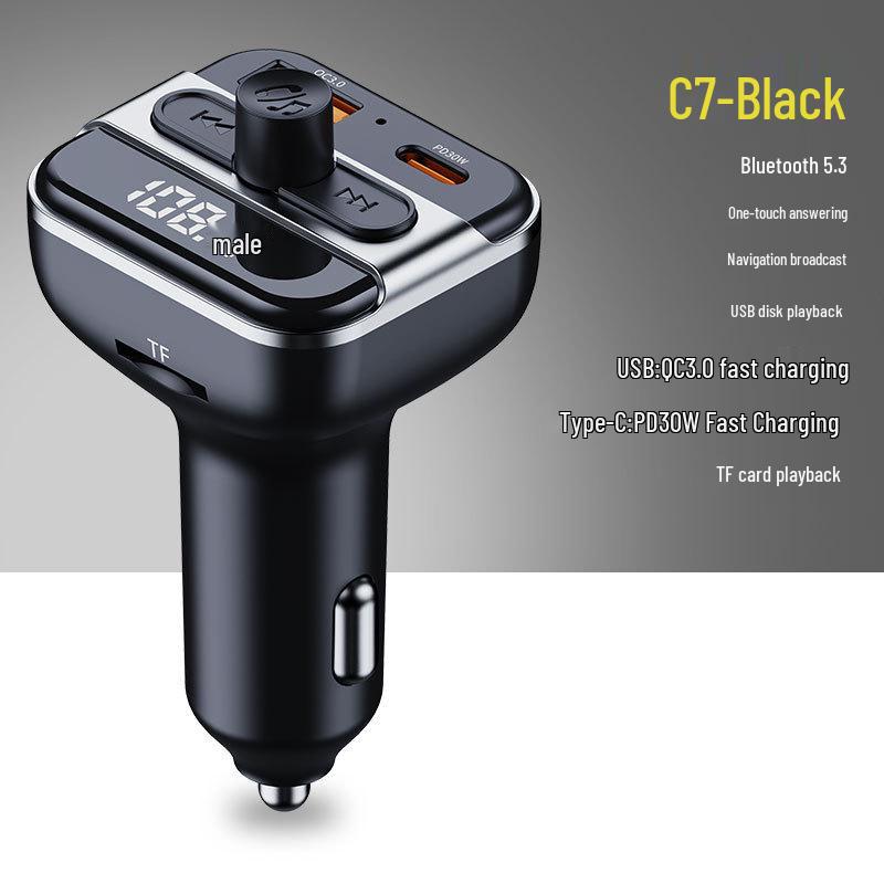 Multifunctional Bluetooth FM Transmitter & Car Charger with MP3 Player