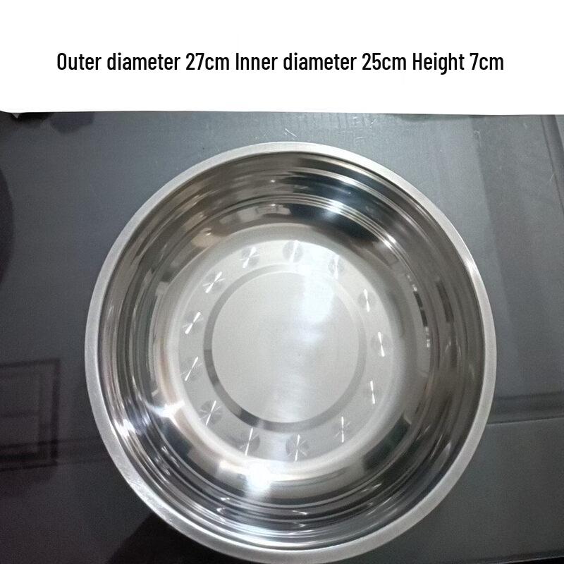 

Stainless Steel Commercial Soup/Serving Bowls (Set of 10)