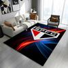 "SPFC Logo with Vibrant Abstract Background" Patterned carpet a non slip rug suitable for all seasons and any setting, gift