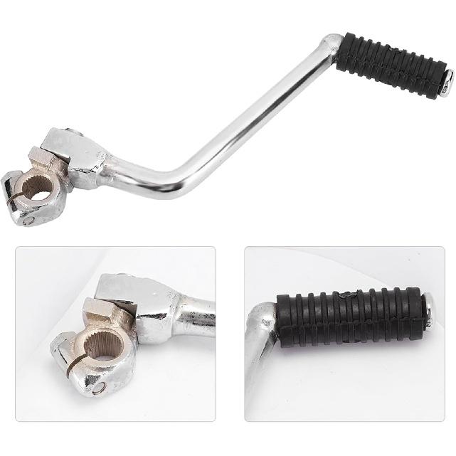 17mm Motorcycle Kick Starter Lever, Universal Fit for 125-250 Cubic Centimeters Racing Motorcycles and Bicycles, Engine Control Parts