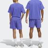 Adidas Originals Trefoil X Pharrell Williams Co-Branded Solid Color Elastic Waist Sports Shorts Men Bottoms Purple HF9922