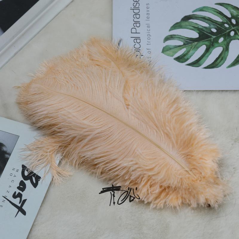 Colored Ostrich Feathers 30-35Cm Stage Performance Wedding Bouquet Decoration Ostrich Feathers
