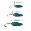 Meteorite Peanut Shell Sequins Tinplate Lure for Freshwater Fishing