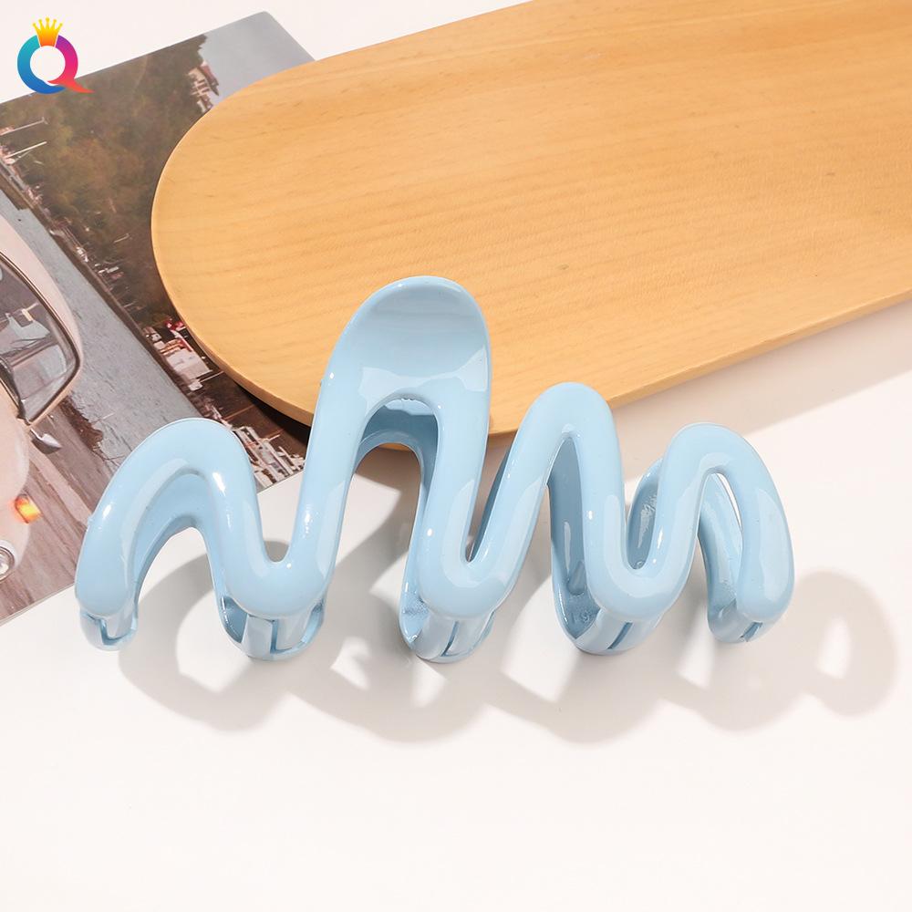 Colorful Grip Wavy Hair Clip Back of Head Clip Hair Clip Updo Shark Clip Hair Accessories