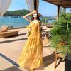 Niche French Ambient Tie-dye Dress, New Summer Spaghetti Strap, Slimming, Vacation Style Dress for Women