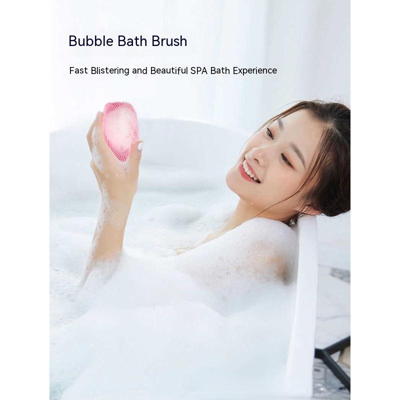 Fast Foaming Bath Brushes Silicone Scrubbing Artifact Bath Brush Massage Brush Adult Children Bath Ball