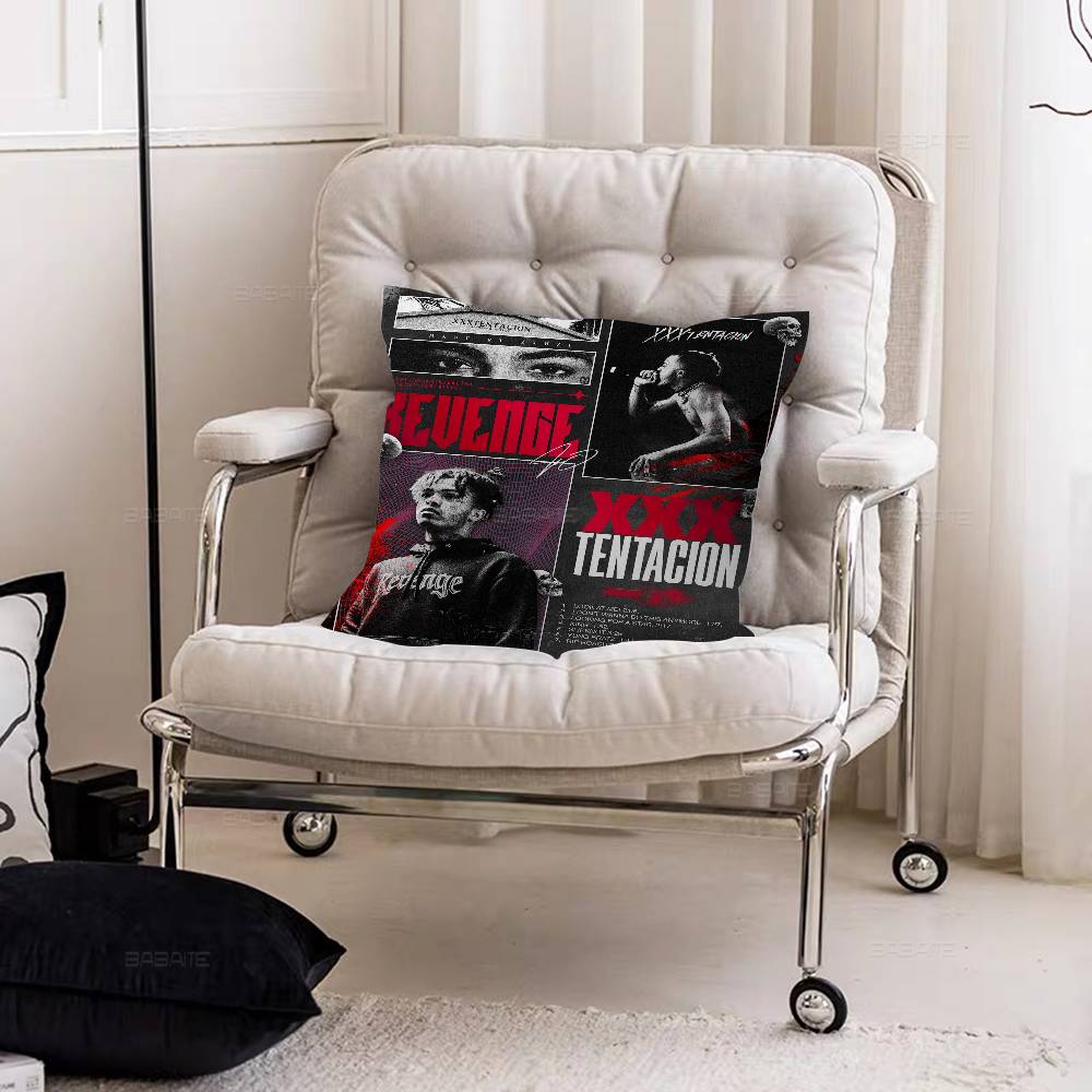 Hip Hop Z-XXXTentacion Personalized picture text home decorative pillows Household Gifts 45x45cm