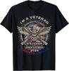 I'm a Veteran Not a Sucker or Loser Flag Harris Walz 2024 Unisex T-Shirt