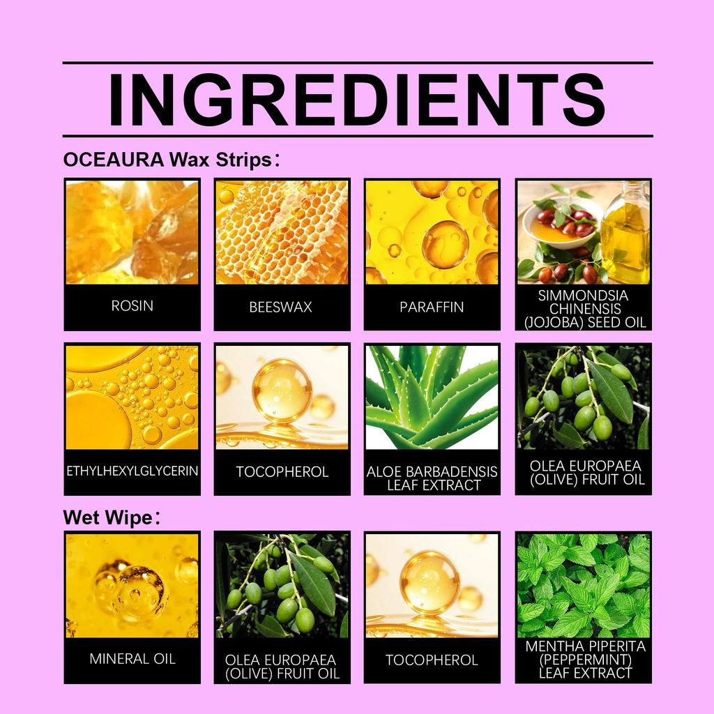 Waxing Strips For Facial And Body Hair Removal Gently Remove Fine Hairs By The , Waterproof And No Residue, Bikini Line 5ML